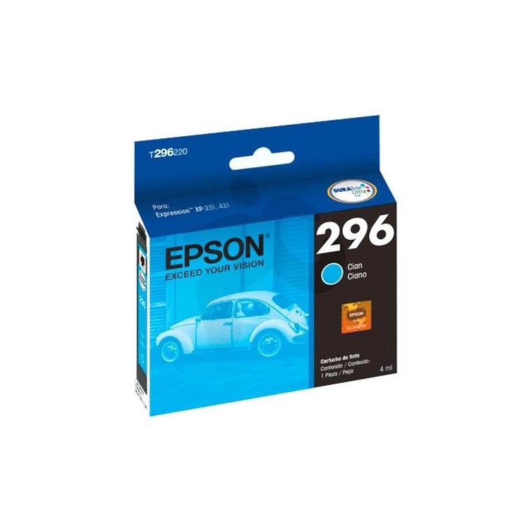 Epson® Tintas-Cartridge Cyan 296