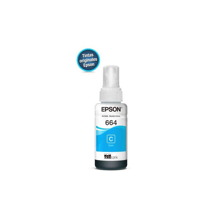 Epson® Tintas-Botella Cyan EcoTank
