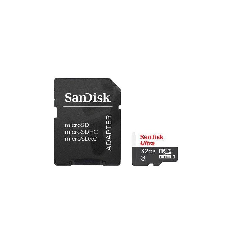 SanDisk® Memoria 32GB microSDHC (100MB/s) UHS-1 U1 Ultra