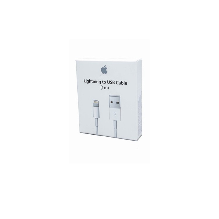 Apple® Cable Lightning a USB APPLE Blanco 1M Original
