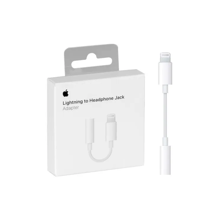 Apple® Adaptador de Lightning Original a toma para auriculares de 3,5 mm