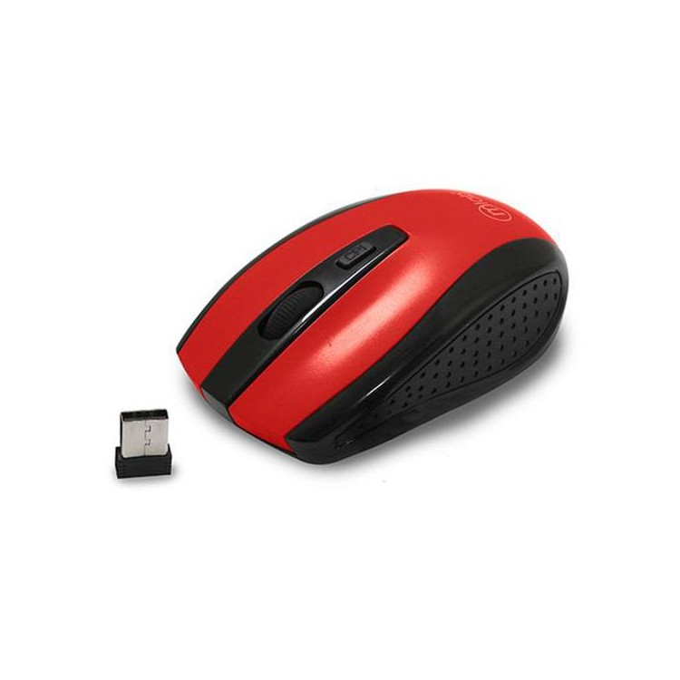 Mouse Inalámbrico - Mlab 2.4G Wireless Mcl-6460 ROJO