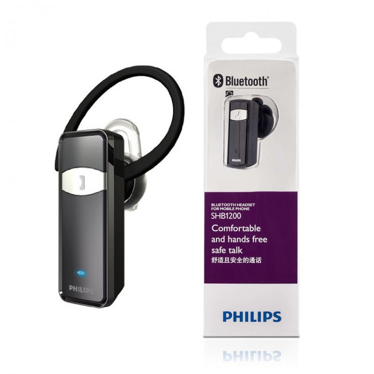 AUDIFONO BT MONO PHILIPS HEADSET SHB1200-NEGRO