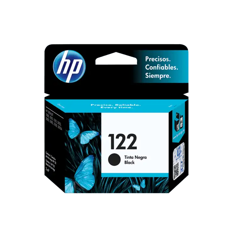 HP® Tintas-Cartridge 122 Negro