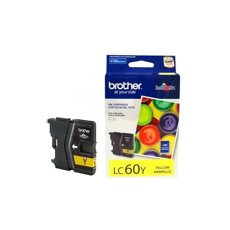 Brother® Tintas-Cartridge LC60 Yellow