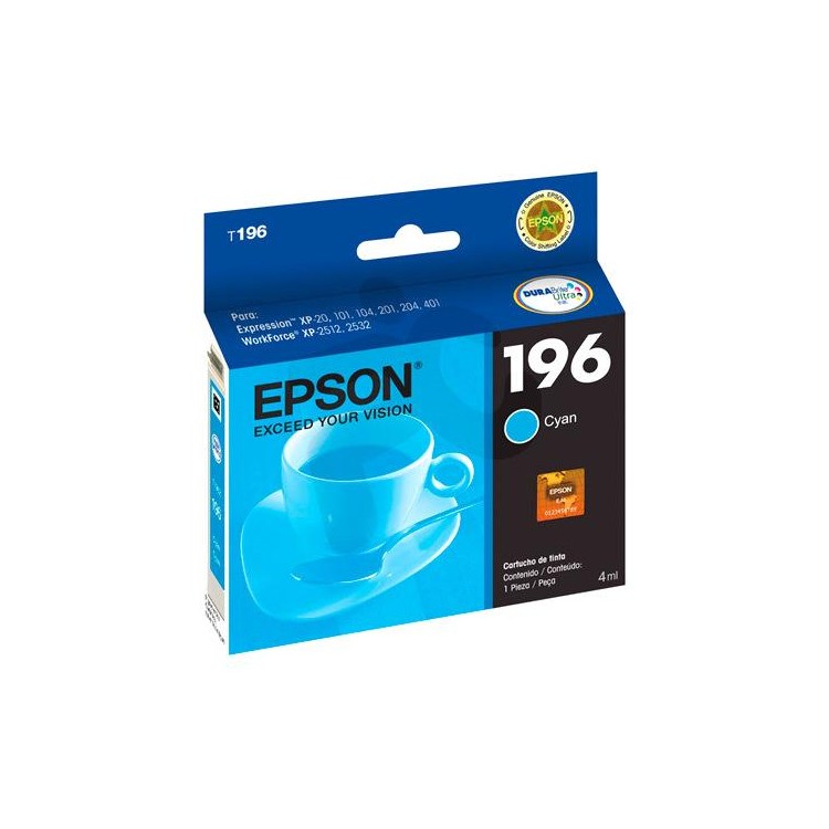 Epson® Tintas-Cartridge Cyan 196