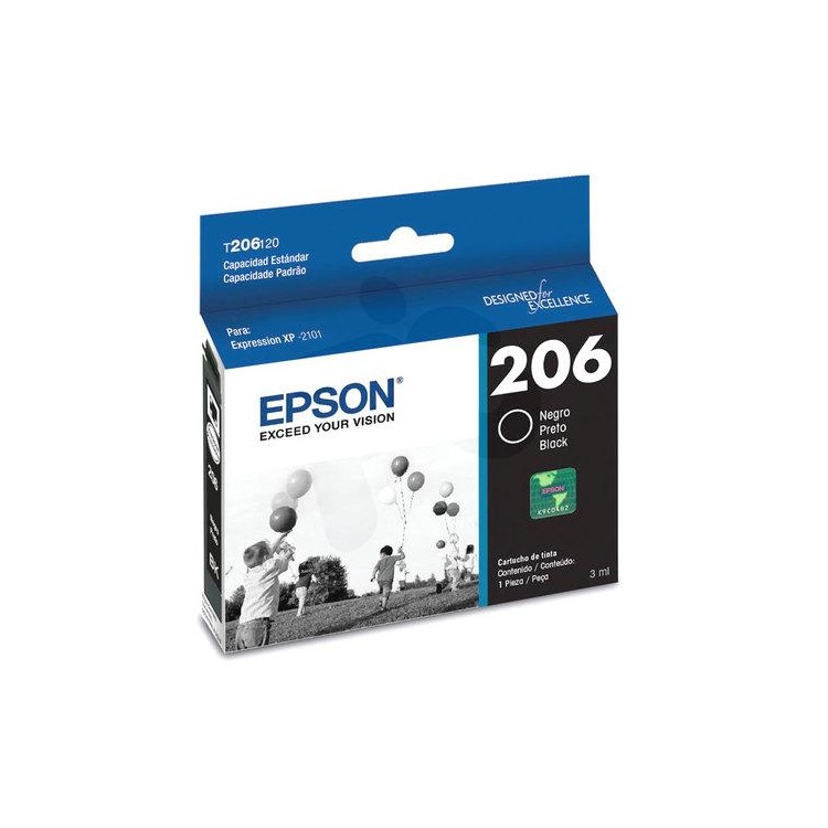 Epson® Tintas-Cartridge Negro 206