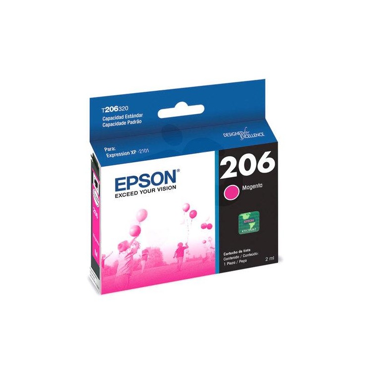 Epson® Tintas-Cartridge Magenta 206